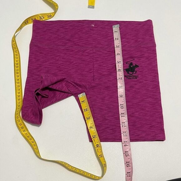 Beverly Hills Polo Club Pull On 5 Inch Bike Shorts‎ Magenta Pink Purple Small - Picture 8 of 12